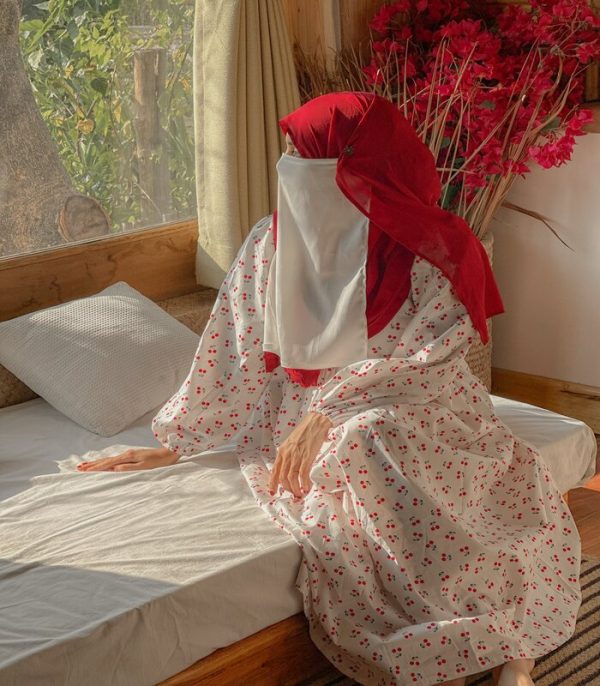 Strawberry Printed Cotton Dress